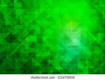 Light Green vector abstract polygonal abstract polygonal. Creative geometric illustration in Origami style with gradient. Brand new style for your business design.