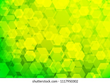 Light Green vector abstract polygonal background. A sample with polygonal shapes. hexagonal pattern for your business design.