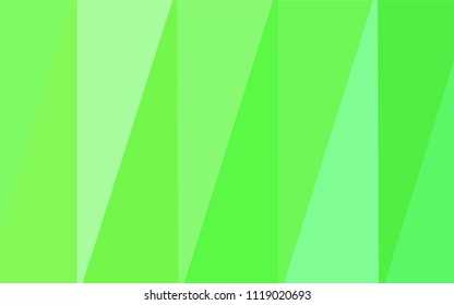 Light Green vector abstract polygonal pattern. A completely new color illustration in a  polygonal style. Triangular pattern for your business design.