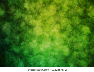 Light Green vector abstract polygonal pattern. A completely new color illustration in a vague style. The polygonal design can be used for your web site.