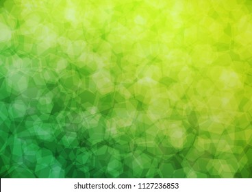 Light Green vector abstract polygonal background. Geometric illustration in Origami style with gradient.  Brand new style for your business design.
