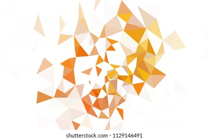 Light Green vector abstract polygonal template. A completely new color illustration in a polygonal style. Template for cell phone's backgrounds.