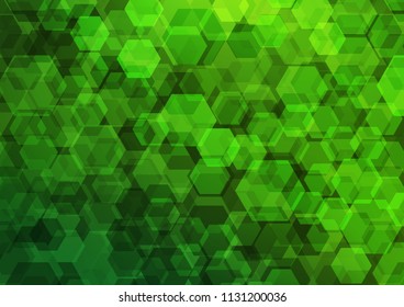 Light Green vector abstract polygonal background. A completely new color illustration in a vague style. The polygonal design can be used for your web site.