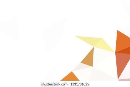 Light Green vector abstract polygonal template. Glitter abstract illustration with an elegant triangles. Pattern for a brand book's backdrop.
