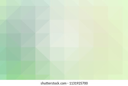 Light Green vector abstract polygonal pattern. A completely new color illustration in a polygonal style. A completely new design for your leaflet.