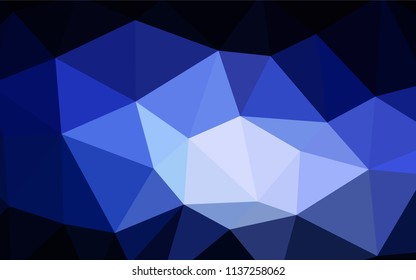 Light Green vector abstract polygonal background. Shining colorful illustration with triangles. Brand new design for your business.