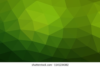Light Green vector abstract polygonal abstract polygonal. A sample with polygonal shapes. A completely new template for your business design.