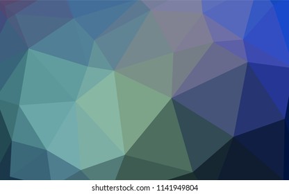 Light Green vector abstract polygonal pattern. Modern abstract illustration with triangles. Pattern for a brand book's backdrop.
