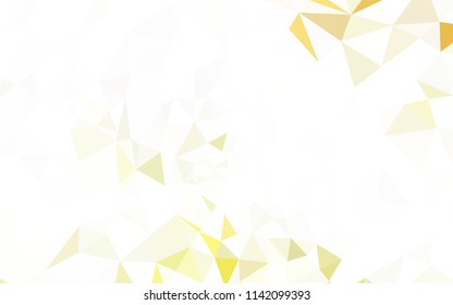 Light Green vector abstract polygonal template. Glitter abstract illustration with an elegant triangles. Textured pattern for your backgrounds.