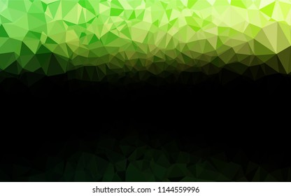 Light Green vector abstract polygonal cover. A completely new color illustration in a vague style. A completely new template for your business design.