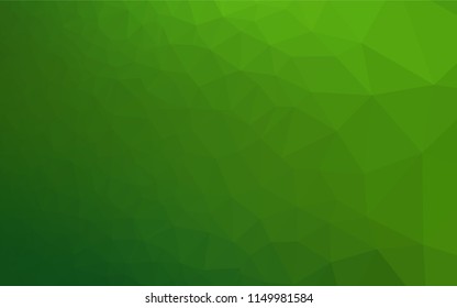 Light Green vector abstract polygonal cover. A vague abstract illustration with gradient. The template can be used as a background for cell phones.