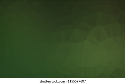 Light Green vector abstract polygonal cover. A completely new color illustration in a vague style. A completely new template for your business design.