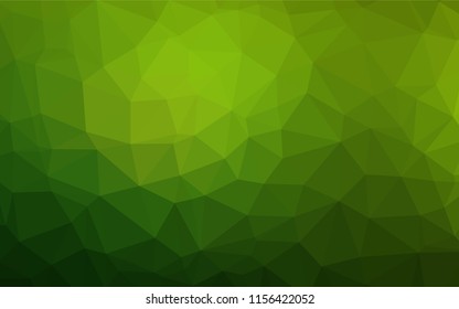Light Green vector abstract polygonal texture. A sample with polygonal shapes. Brand new design for your business.