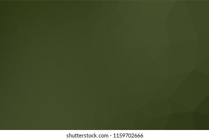 Light Green vector abstract polygonal layout. Colorful abstract illustration with gradient. Brand new style for your business design.