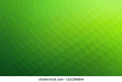 Light Green vector abstract polygonal layout. A sample with polygonal shapes. The polygonal design can be used for your web site.