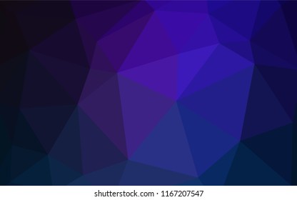 Light Green vector abstract polygonal pattern. Glitter abstract illustration with an elegant triangles. A completely new design for your leaflet.