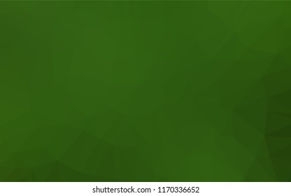 Light Green vector abstract polygonal texture. Geometric illustration in Origami style with gradient.  A new texture for your design.