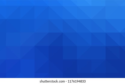 Light Green vector abstract polygonal pattern. Colorful illustration in abstract style with triangles. A completely new design for your leaflet.