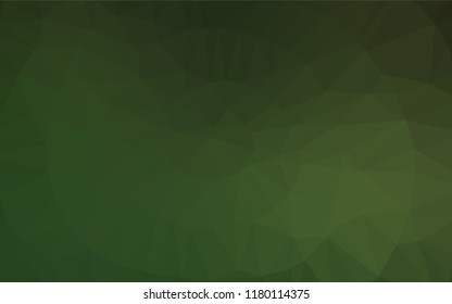 Light Green vector abstract polygonal layout. A completely new color illustration in a vague style. The completely new template can be used for your brand book.