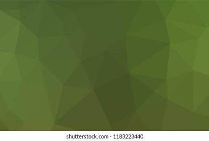Light Green vector abstract polygonal texture. A completely new color illustration in a vague style. The template can be used as a background for cell phones.