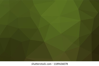 Light Green vector abstract polygonal texture. Shining colored illustration in a Brand new style. The template can be used as a background for cell phones.