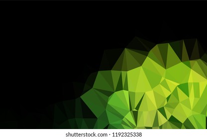 Light Green vector abstract polygonal cover. Modern geometrical abstract illustration with gradient. Brand new design for your business.
