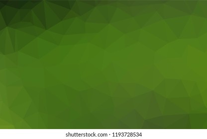 Light Green vector abstract polygonal texture. Modern geometrical abstract illustration with gradient. A completely new template for your business design.