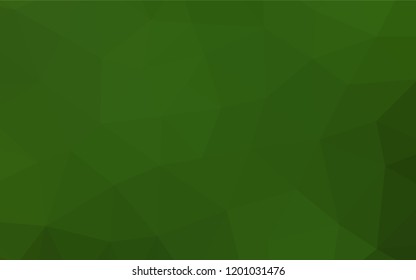 Light Green vector abstract polygonal texture. Creative geometric illustration in Origami style with gradient. The completely new template can be used for your brand book.