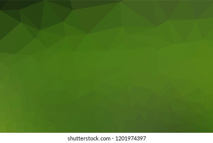 Light Green vector abstract polygonal cover. A vague abstract illustration with gradient. The template can be used as a background for cell phones.