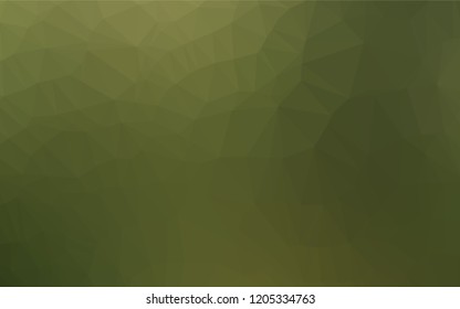 Light Green vector abstract polygonal texture. A completely new color illustration in a vague style. The elegant pattern can be used as part of a brand book.