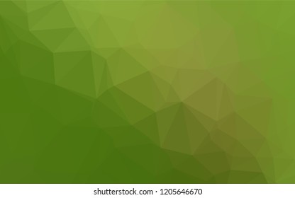 Light Green vector abstract polygonal layout. An elegant bright illustration with gradient. A completely new design for your business.