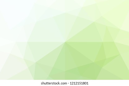 Light Green vector abstract polygonal texture. Colorful abstract illustration with gradient. Brand new design for your business.