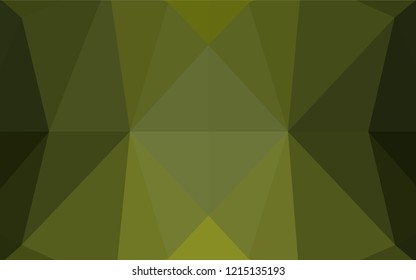 Light Green vector abstract polygonal layout. Colorful abstract illustration with gradient. A new texture for your design.