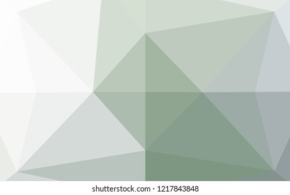 Light Green vector abstract polygonal texture. An elegant bright illustration with gradient. A completely new design for your business.