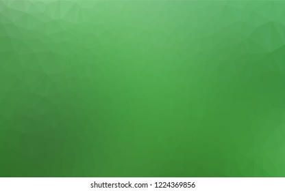 Light Green vector abstract polygonal cover. A sample with polygonal shapes. Brand new style for your business design.