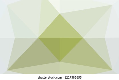 Light Green vector abstract polygonal layout. Shining colored illustration in a Brand new style. The elegant pattern can be used as part of a brand book.