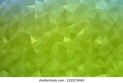 Light Green vector abstract polygonal pattern. Creative geometric illustration in Origami style with gradient. Pattern for a brand book's backdrop.