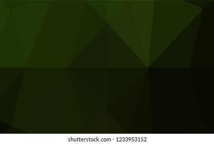 Light Green vector abstract polygonal layout. A completely new color illustration in a vague style. A new texture for your design.