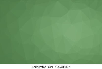 Light Green vector abstract polygonal texture. An elegant bright illustration with gradient. The completely new template can be used for your brand book.