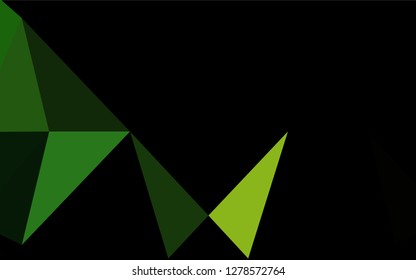 Light Green vector abstract polygonal cover. An elegant bright illustration with gradient. A completely new template for your business design.
