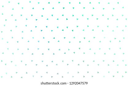 Light Green vector  abstract polygonal pattern. Glitter abstract illustration with an elegant triangles. Pattern for a brand book's backdrop.