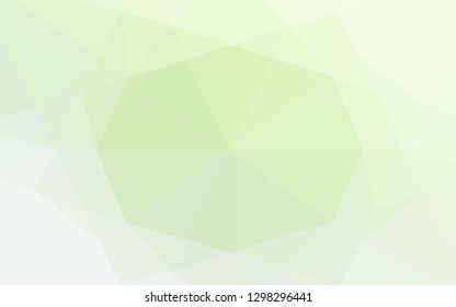 Light Green vector abstract polygonal layout. Modern geometrical abstract illustration with gradient. A new texture for your design.