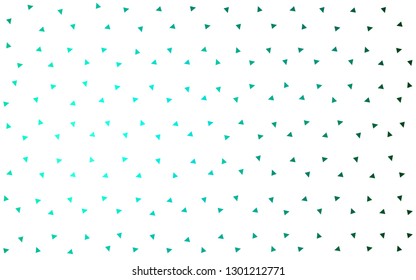 Light Green vector  abstract polygonal pattern. Modern abstract illustration with triangles. Textured pattern for your backgrounds.