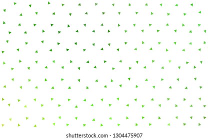 Light Green vector  abstract polygonal template. Geometric illustration in Origami style with gradient.  Textured pattern for your backgrounds.