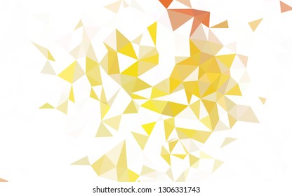 Light Green vector abstract polygonal template. Geometric illustration in Origami style with gradient.  Pattern for a brand book's backdrop.