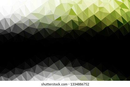 Light Green vector abstract polygonal texture. A completely new color illustration in a vague style. New texture for your design.