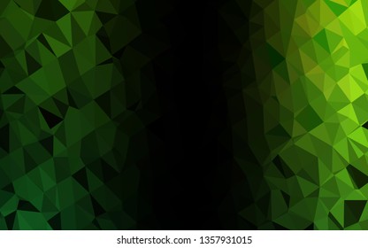 Light Green vector abstract polygonal layout. Colorful illustration in abstract style with gradient. Elegant pattern for a brand book.