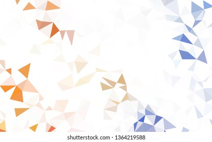 Light Green vector abstract polygonal pattern. Creative geometric illustration in Origami style with gradient. Triangular pattern for your design.