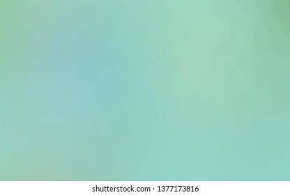 Light Green vector abstract polygonal texture. A sample with polygonal shapes. Template for a cell phone background.