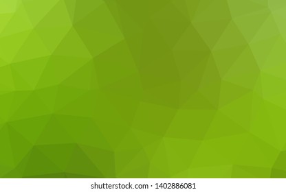 Light Green vector abstract polygonal layout. Brand new colorful illustration in with gradient. Template for a cell phone background.